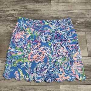Lilly Pulitzer Luxletic Maryana Skort Rock Gr. 6 Blumenmuster Stretch sportlich - Bild 1 von 8