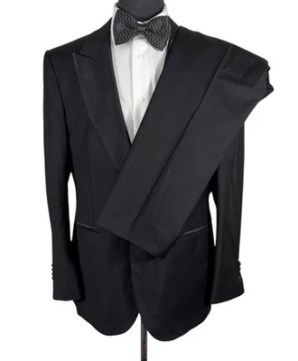 SUPPLY PEAK LAPEL VBC PERENNIAL TUXEDO 尺寸 42S 36X28.5 可调节侧盖 — 第 1/4 张图片