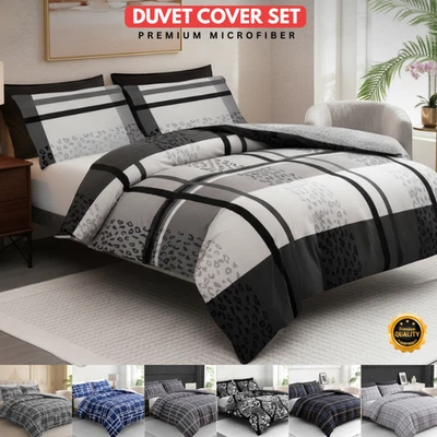 HAMPSHIRE BEDDING Duvet Cover Set King Size Luxury Bedding Set Single Double King Size Quilt Cover