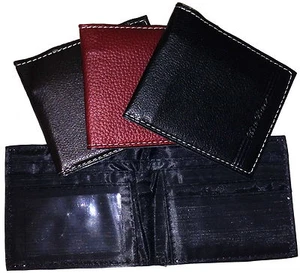 Men's Faux Leather Bifold Signature Styles Wallet - Picture 1 of 1