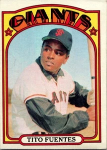 Topps #427 1972 Tito Fuentes muy bueno - Imagen 1 de 2