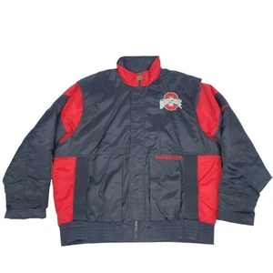 Chaqueta De Colección Nike Team Sports Ohio State Buckeyes Hinchada Cremallera Completa XL Roja Negra - Imagen 1 de 9