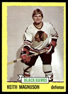 1973-74 Topps #44 Keith Magnuson Chicago Blackhawks EX-EXMINT SET BREAK! - Bild 1 von 2