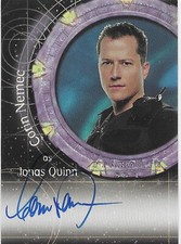 Stargate SG1 Season 6 - A26 Autograph Corin Nemec as Jonas Quinn Auto