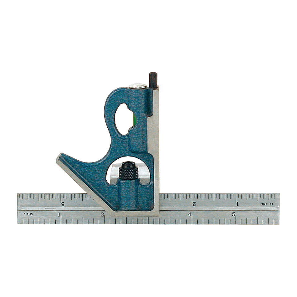 PEC 7121-006 2 Pc 6" 4R Cast Iron Combination Square Set - Image 1 of 1