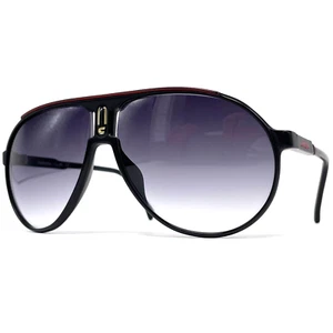 Vintage CARRERA "CHAMPION" sunglasses - Italy - Original - Black / Grey - Large - Imagen 1 de 10
