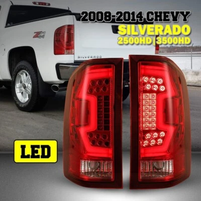 Luces traseras LED para Chevy Silverado 1500 2500 3500 2007-2013 lámparas de freno Foto 1 de 4