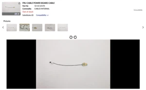 Lenovo ThinkPad T15g Gen 2 Power Board Cable (5C11C12570) - Picture 1 of 3