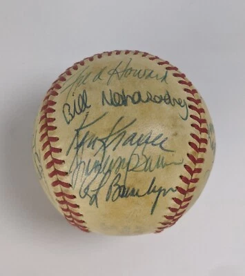 1979 Los Angeles Angels Team Signed Baseball Sigs Team Ball Signature Rare - Image 1 of 4