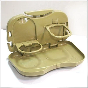 SOPORTE BANDEJA MULTIFUNCIONAL MESA DE CENA BEIGE COMIDA RESTAURANTE COMIDA RESTAURANTE COCHE - Imagen 1 de 3