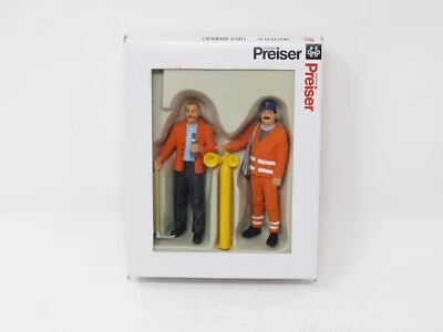Juego de figuras Preiser G 45005 Track Workers Mantenimiento Tripulación Personal Hombres Personas Foto 1 de 4