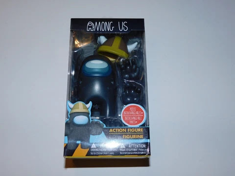 Among Us BLACK VIKING Crewmate 3.5" ACTION FIGURE NEW MIB - JUST TOYS TOIKIDO Cover