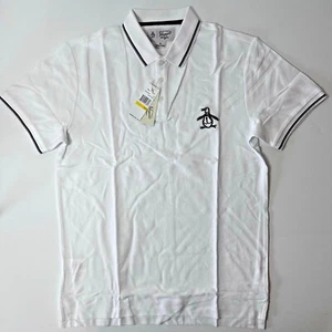New Original Penguin XX M White Polo American Sporstwear Casual Ultra Fashion - Picture 1 of 7