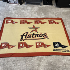 Houston Astros Blanket Throw 60x40 MLB Baseball Champions Banners