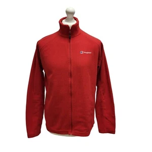 Berghaus Fleece Base Layer Red Full Zip Men's UK Size M BB368 - Picture 1 of 5