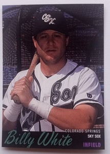 1996 Colorado Springs Sky Sox Billy White #31