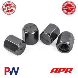 APR Stylish Valve Stem Caps in Gunmetal Finish Set of 4 | Aluminum Material - Picture 1 of 5
