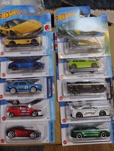 Hot Wheels X10 Bundle. Honda Civics. Audi. Nissan GTR. Z. Silvia. Lotus. Porsche