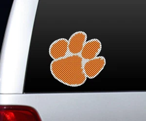 NCAA Clemson Large Window Film, One Size, Multicolor - Picture 1 of 1