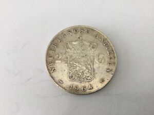 Nederlandse Antillen 21/2 Gulden 1964 Silber