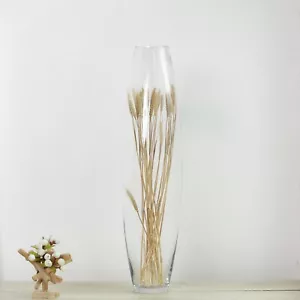 CLEAR 31" tall Cylindrical Glass Vase Wedding Party Centerpieces Decorations - Picture 1 of 6