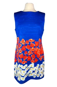 Plenty Tracy Reese Knee Length Sheath Jane Print Floral Dress Poppies Daisy MP - Picture 1 of 12