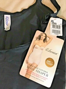 Leonisa Body Shaper Dura Fit Black Undetectable Edges Booty Lifter XL NEW w TAG - Picture 1 of 4