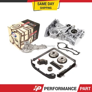 Timing Chain Kit Oil Pump GMB Water Pump for 01-06 Nissan Sentra QG18DE DOHC - Bild 1 von 12