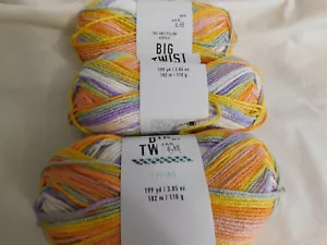 Big Twist Living Fun Brights of 3 Dye Lot 195034 - Imagen 1 de 2