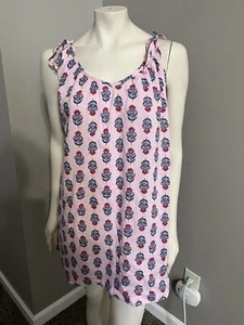 Old Navy Sleeveless Floral Side Pockets Above Knee Scoop Swing NWT Dress Large - Picture 1 of 7