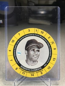 1990 Cadaco Disc Roberto Clemente - Pittsburgh Pirates - Ex-NrMt