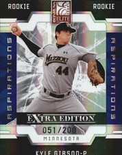 2009 (TWINS) Donruss Elite Extra Edition Aspirations #82 Kyle Gibson /200