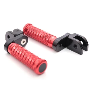 Red M-Grip Rider Foot Pegs 25mm Extend For Ducati Monster 1100 S/EVO 08-11 12 13 - Picture 1 of 6