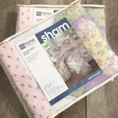 JC Penney Home Collection Pair of Standard Pillow Shams ~ April Bouquet NWT - Image 1 of 4