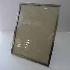 Large Art Deco Engine Turned Sterling Silver Picture Frame