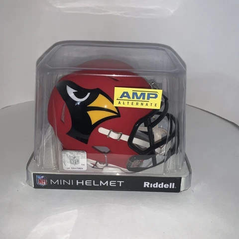 Arizona Cardinals Amp Speed Riddell Football Mini Helmet New Cover