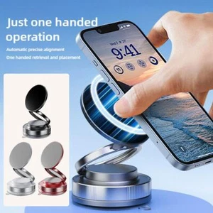 Car Phone Holder Magnetic Bracket Suction Cup Base Holders Phone Vacuum L6O4 - Zdjęcie 1 z 17