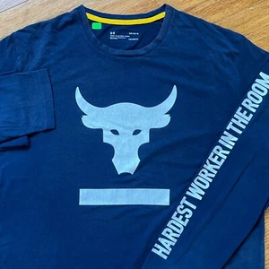 Sudadera Under Armour Project Rock Para Hombre Grande Desteñida Más Trabajador Pullover - Imagen 1 de 21
