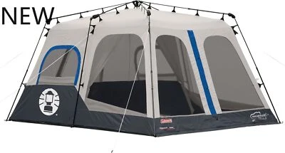 Tienda instantánea Coleman con configuración de 1 minuto, tienda para 8 personas con postes preinstalados Foto 1 de 4