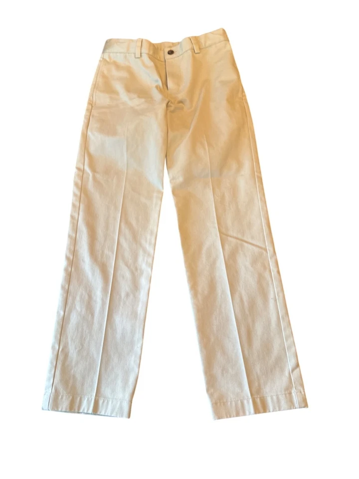 Pantalones Brooks Brothers Niños Beige Algodón Talla 10 Calce Clásico Freppy Iglesia Escuela Foto 1 de 4