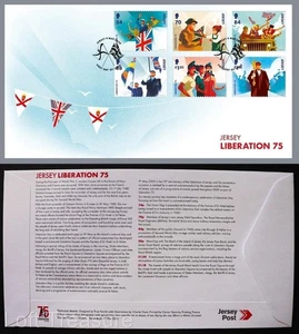Jersey Stamps: "Jersey Liberation - 75 Years" First Day Cover 2020 - Picture 1 of 3