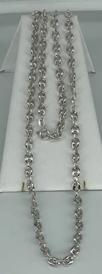 Collana Argento Maglia Marinara Piena - Immagine 1 di 3