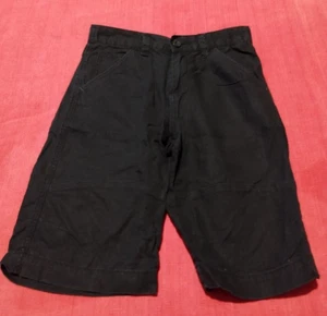 Next - Black cotton/linen blend Bermuda shorts - 10 Yrs (134) - Picture 1 of 2