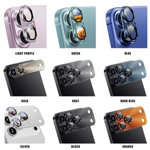 Protector de lente de cámara de metal con textura 3D para iPhone 17 Pro Max /17 Pro/17 Air - Imagen 1 de 16