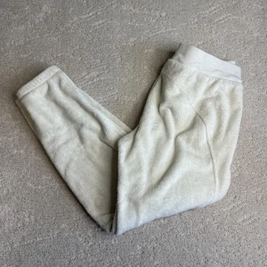 Athleta Medium Cozy Karma Recover Jogger Sherpa Jogginghose Damen cremefarben - Bild 1 von 6