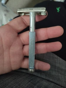 Navaja de seguridad Gillette Blue Star de colección - Imagen 1 de 3