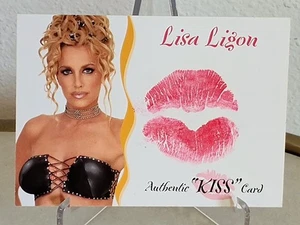 Bench Warmer 2003 Lisa Ligon Kiss Card - Picture 1 of 2