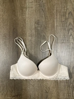 Aerie Perky Push Up Demi Bra Beige Size 34A - Image 1 of 4