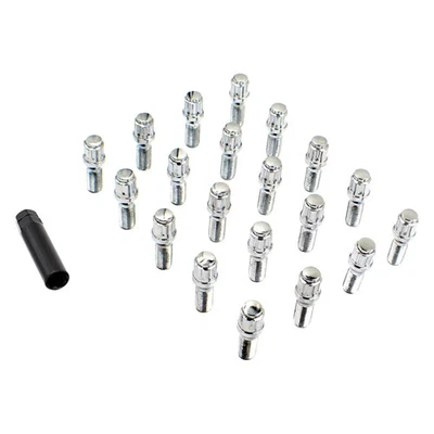 For BMW X5 00-05 Chrome Cone Seat Spline Bolt Lug Wheel Installation Kit - Image 1 of 4