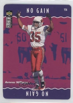 1996 Upper Deck Collector's Choice Update You Make the Play Aeneas Williams HOF - Image 1 of 2